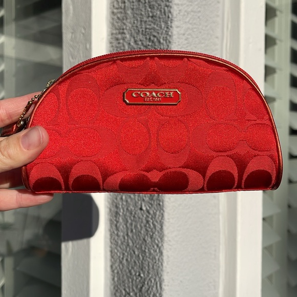 NWOT Estée Lauder Coach Cosmetic Case - Picture 4 of 8